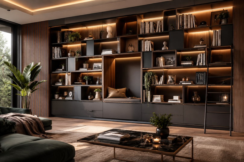 چگونه کتابخانه مناسب فضای منزل انتخاب کنیم؟ راهنمای کامل خرید کتابخانه