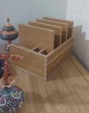 شلف رومیزی کتابخانه و نظمدهنده میز MDF | ارگانایزر چندمنظوره رومیزی