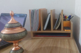 شلف رومیزی کتابخانه و نظمدهنده میز MDF | ارگانایزر چندمنظوره رومیزی