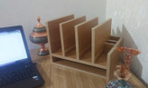 شلف رومیزی کتابخانه و نظمدهنده میز MDF | ارگانایزر چندمنظوره رومیزی