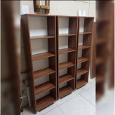 کتابخانه ایستاده ۵ طبقه MDF مدل مدرن