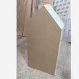 کتابخانه کودک طرح کلبه | استند عروسک و کتاب MDF
