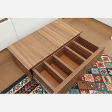 میز آرایش دیواری کشودار MDF مدل آوینا