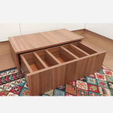 میز آرایش دیواری کشودار MDF مدل آوینا