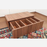 میز آرایش دیواری کشودار MDF مدل آوینا
