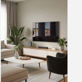میز تلویزیون دیواری مدرن MDF | میز TV دیواری مینیمال و کمجا