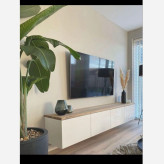 میز تلویزیون دیواری مدرن MDF | میز TV دیواری مینیمال و کمجا