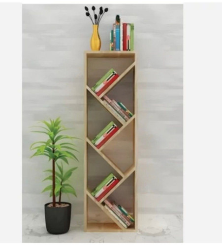 قفسه کتاب و کتابخانه مدرن MDF | استند کتاب شیک و کاربردی برای منزل و اتاق کار