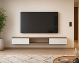 میز تلویزیون دیواری MDF مدل داشبوردی مدرن